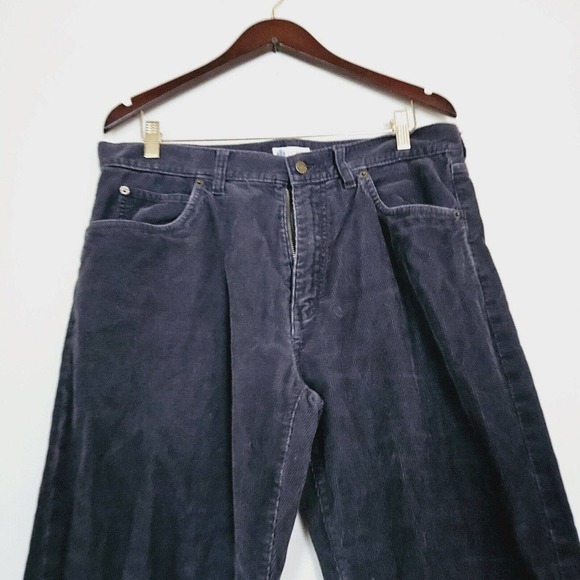 J. Crew Mens Corduroy Pants Size 34X30 Straight Leg Gray Y2K - Picture 3 of 9